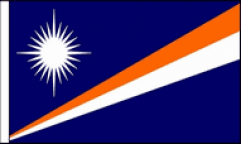 Marshall Islands Hand Waving Flags